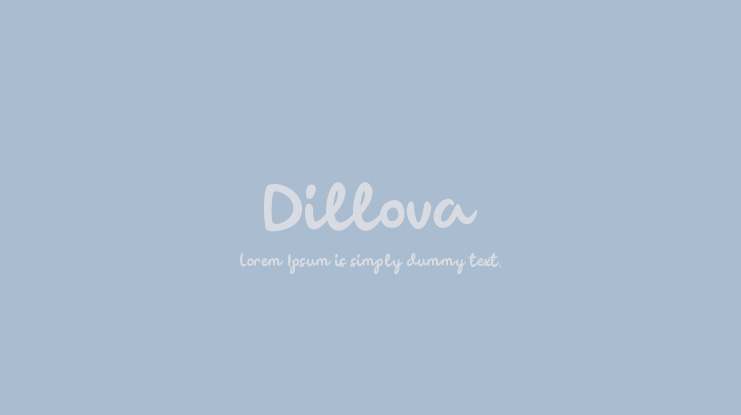 Dillova Font
