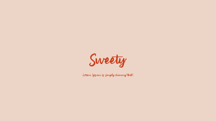 Sweety Font