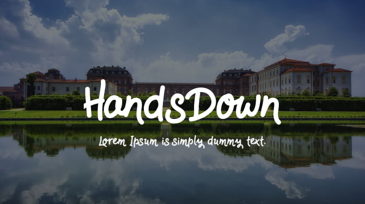 HandsDown Font