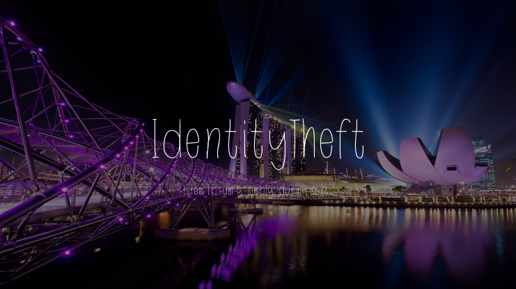 IdentityTheft Font