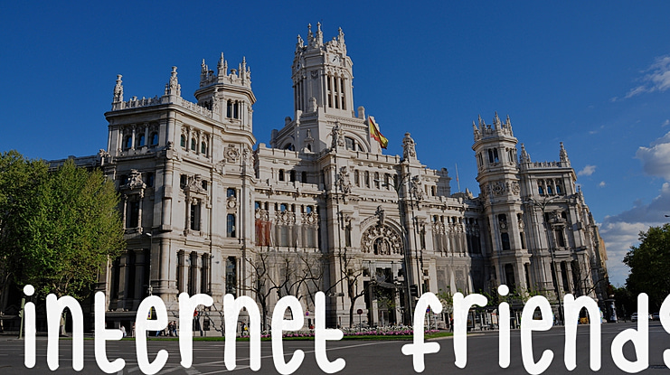 internet friends Font