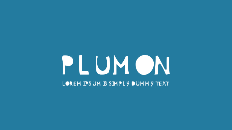 Plumon Font