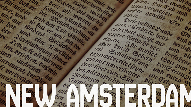 New Amsterdam Font Family