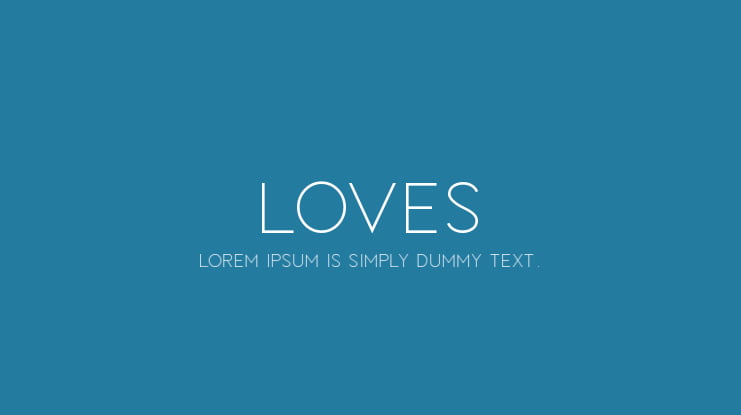LOVES Font