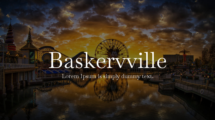 Baskervville Font Family