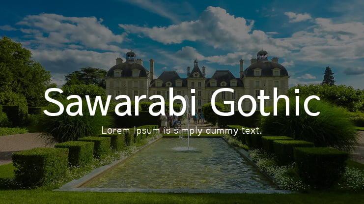 Sawarabi Gothic Font Family