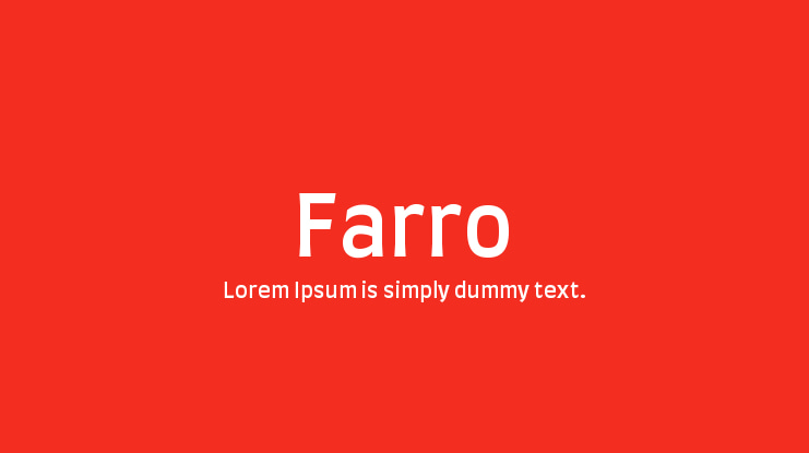 Farro Font Family