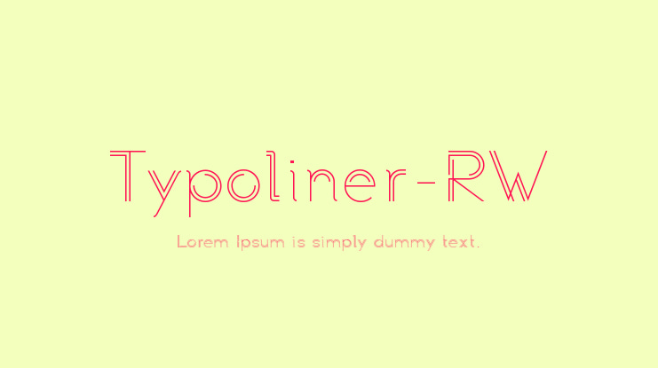 Typoliner-RW Font