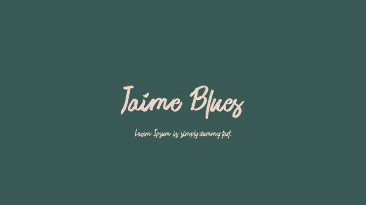 Jaime Blues Font