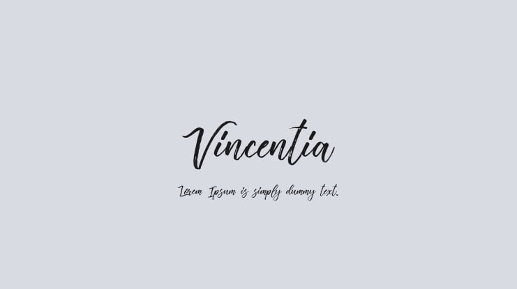 Vincentia Font