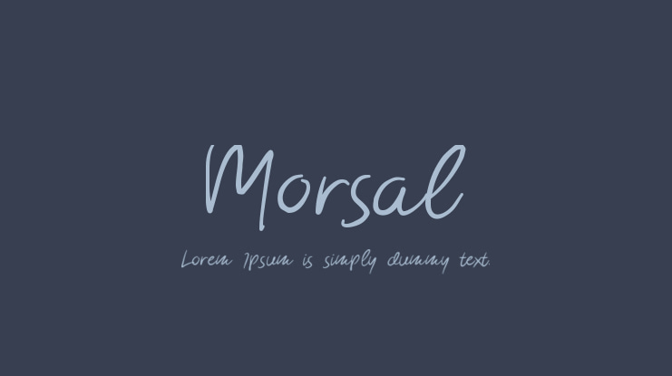 Morsal Font