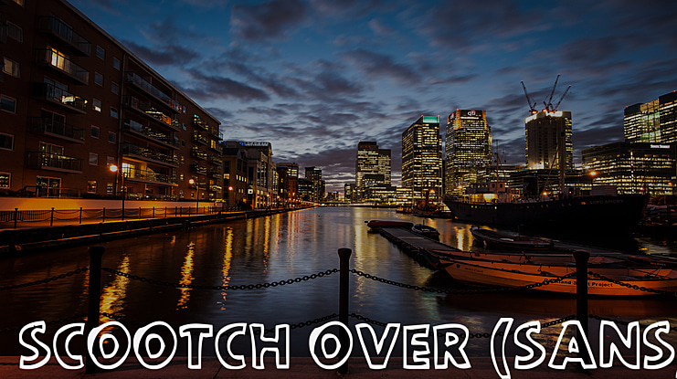 Scootch Over Sans Font