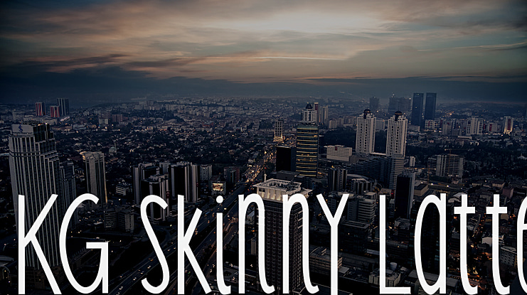 KG Skinny Latte Font
