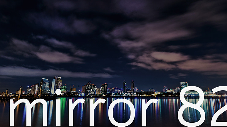 mirror 82 Font