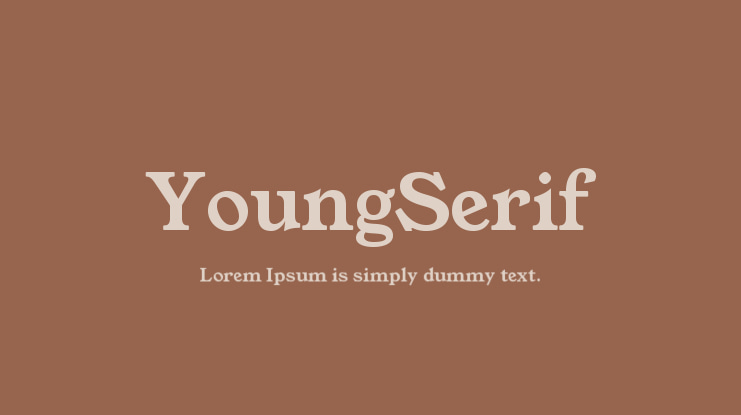 YoungSerif Font