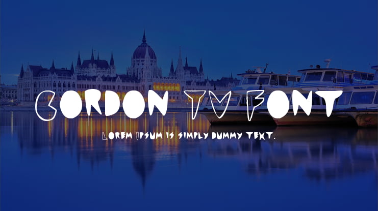 Cordon TV Font