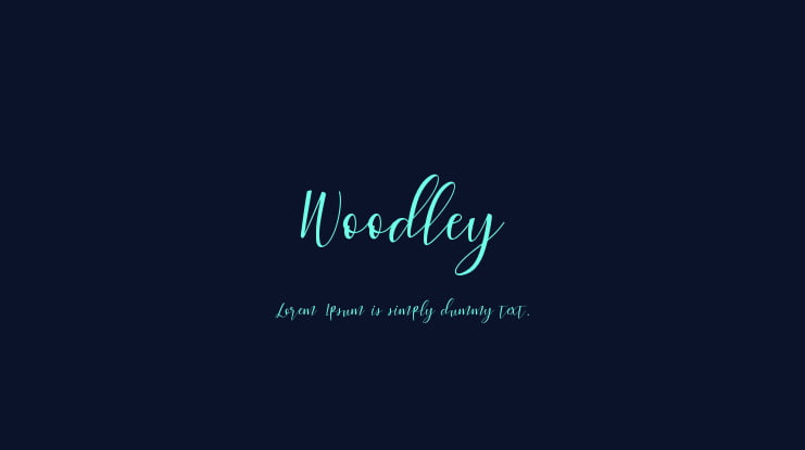 Woodley Font Family