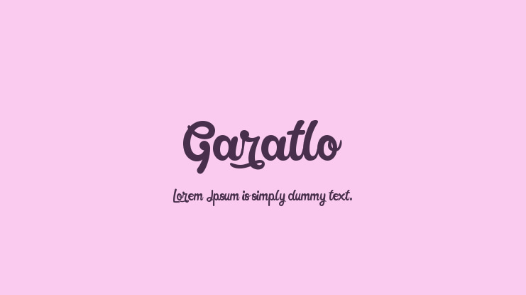 Garatlo Font