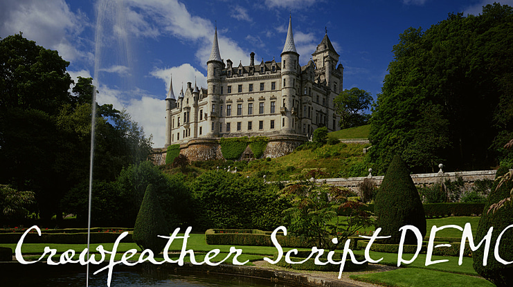 Crowfeather Script DEMO Font