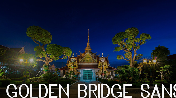 Golden Bridge Sans Font Family