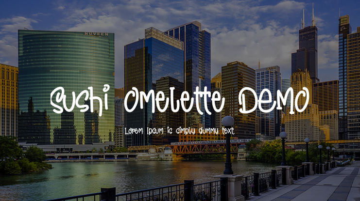 Sushi Omelette DEMO Font