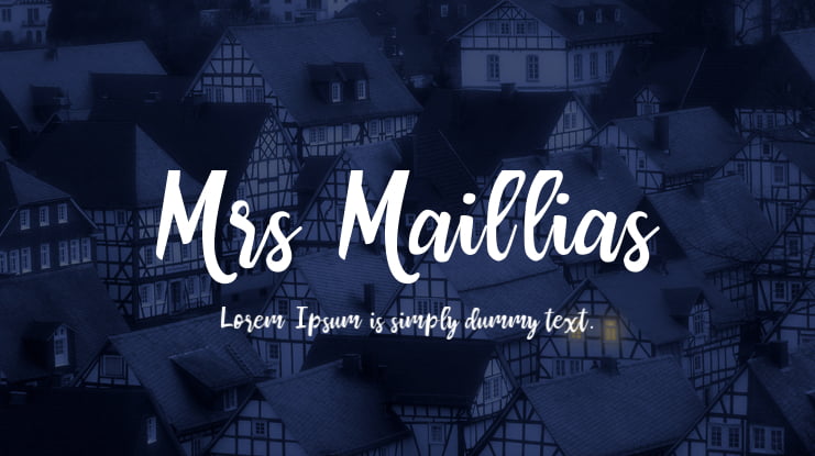Mrs Maillias Font