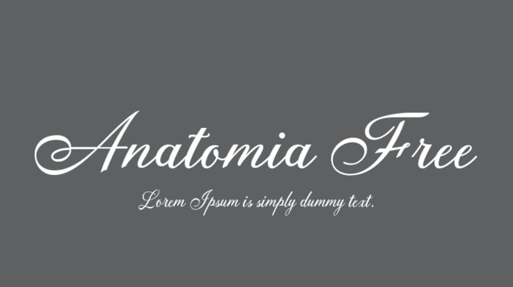 Anatomia Free Font