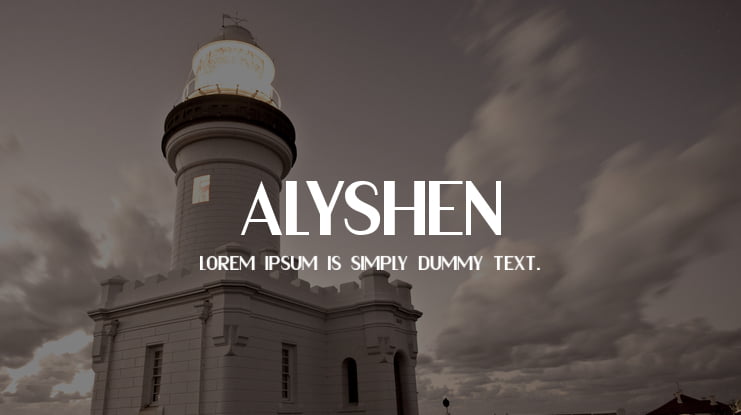 ALYSHEN Font