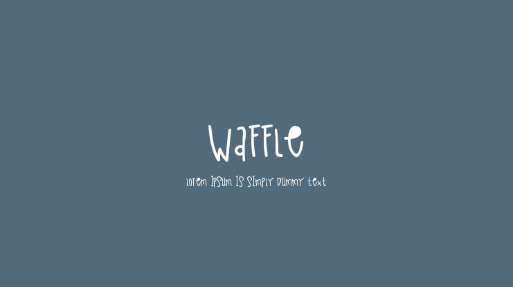 Waffle Font