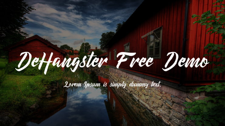 DeHangster Free Demo Font Family