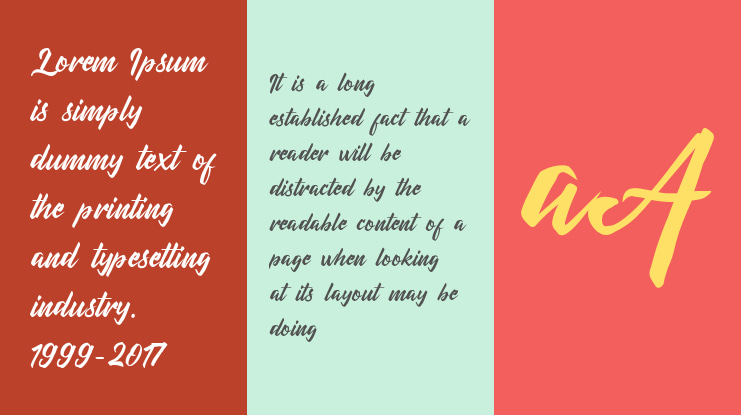 DeHangster Free Demo Font Family