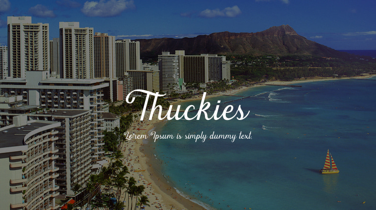 Thuckies Font