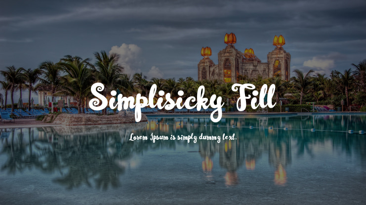 Simplisicky Fill Font Family