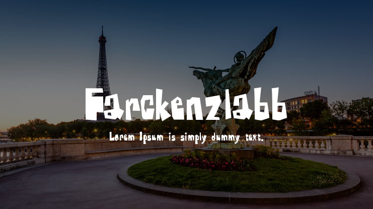Farckenzlabb Font