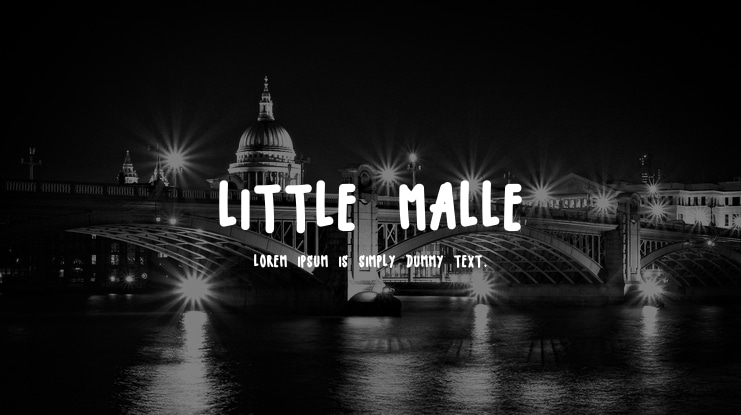 LITTLE MALLE Font