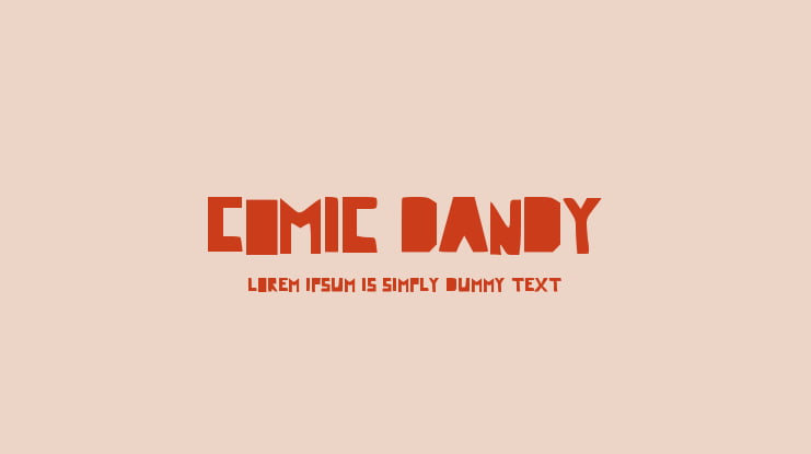 Comic Dandy Font