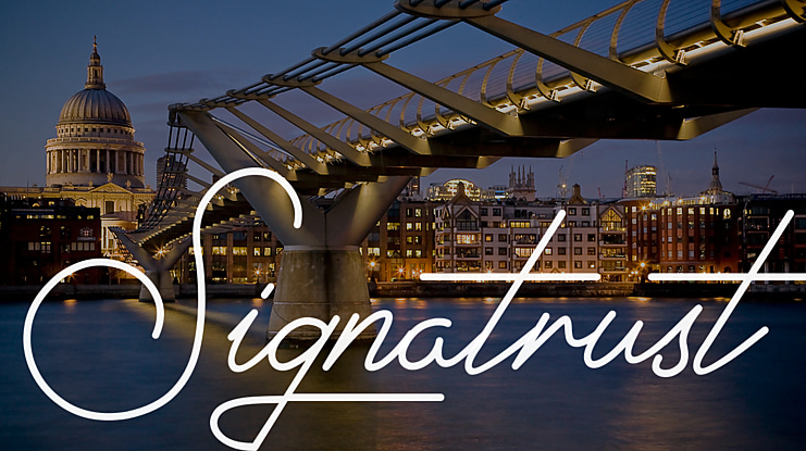 Signatrust Font