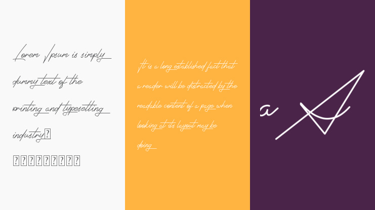 Signatrust Font