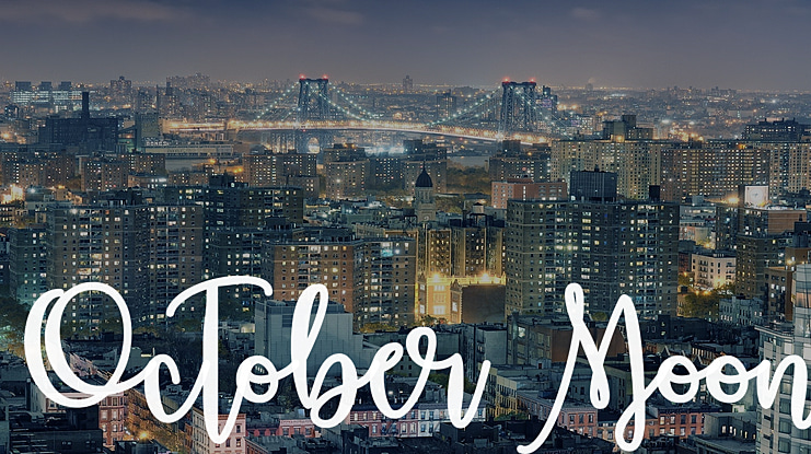 October Moon Font Family