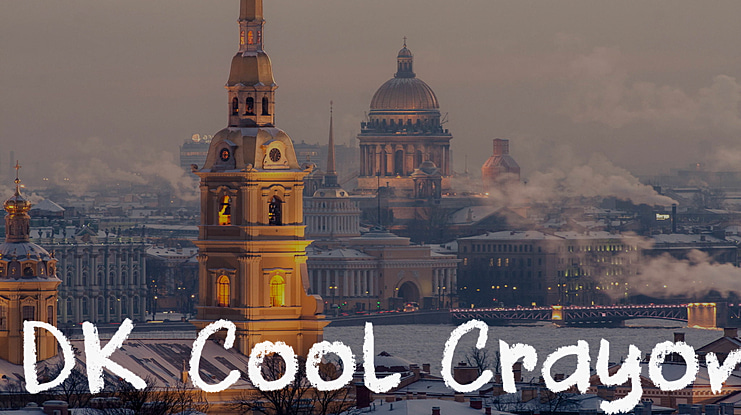 DK Cool Crayon Font