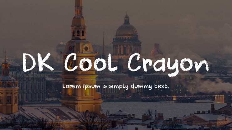 DK Cool Crayon Font