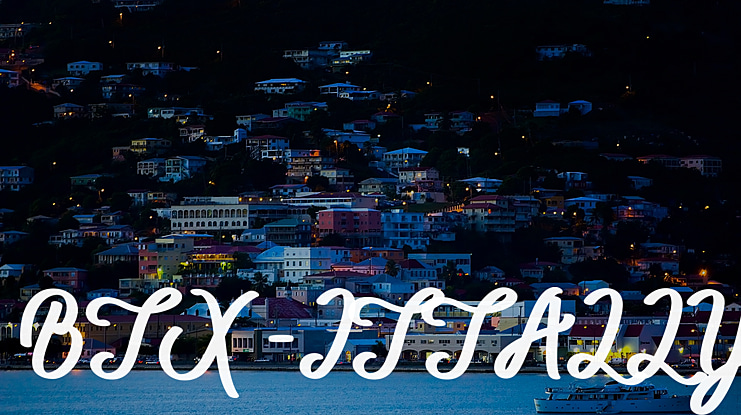 BTX-ITTALLY Font