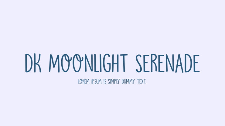 DK Moonlight Serenade Font