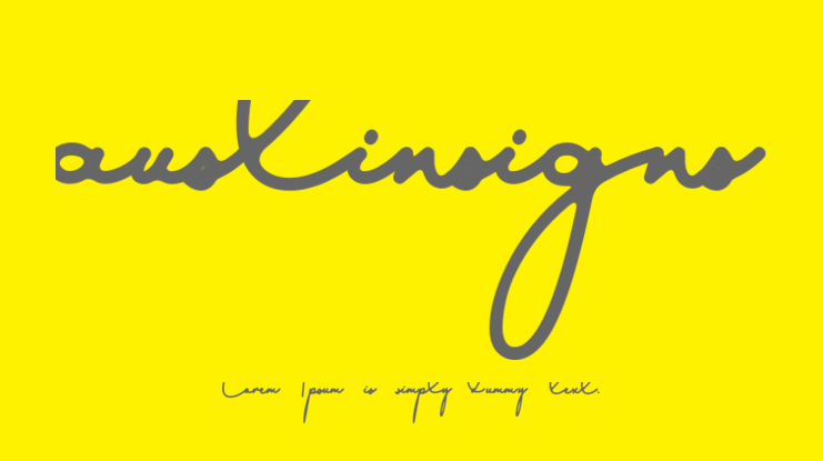 austinsigns Font Family