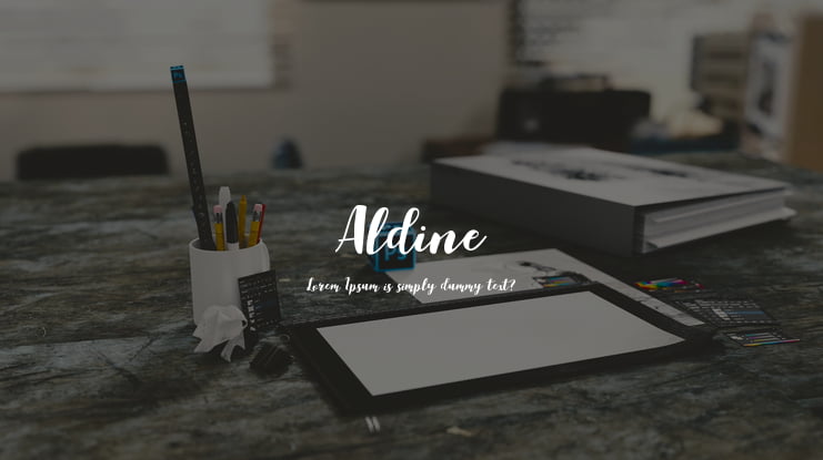 Aldine Font