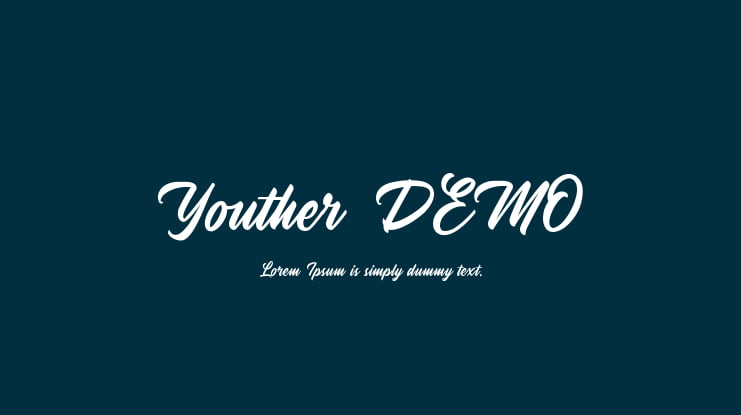 Youther DEMO Font