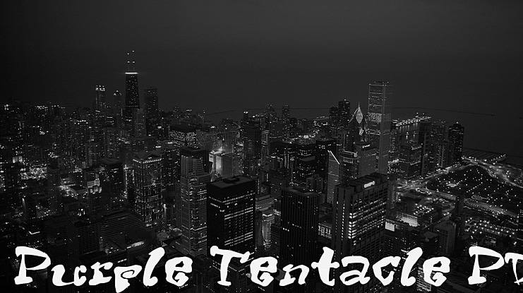Purple Tentacle Font