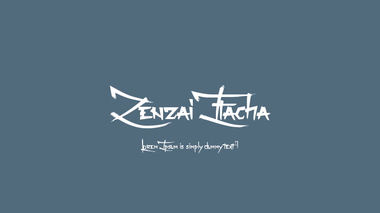 Zenzai Itacha Font Family