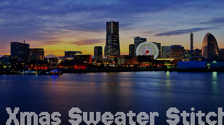 Xmas Sweater Stitch Font