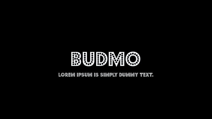 Budmo Font Family